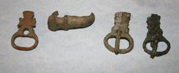 Museo Archeologico di Ozieri - Fibbie alto-medievali (corridoio).