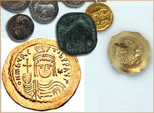Museo Archeologico di Ozieri - Monete romane, bizantine e medievali (Sala IV, piano II).